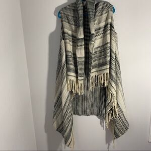 Mudd Women’s Open Front Blanket OS Duster Cardigan